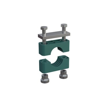 Clamp assembly Heavy series with mounting rail nut